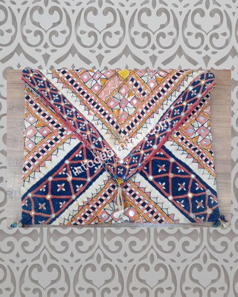 Indian vintage KABIRI/LAPTOP Bag,Authentic Banjara Envelope Dowry bag